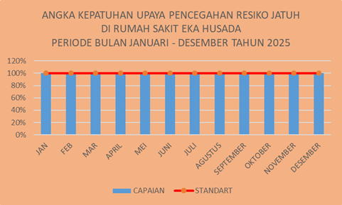 2025 Kepatuhan Upaya Pencegahan Resiko Pasien Jatuh